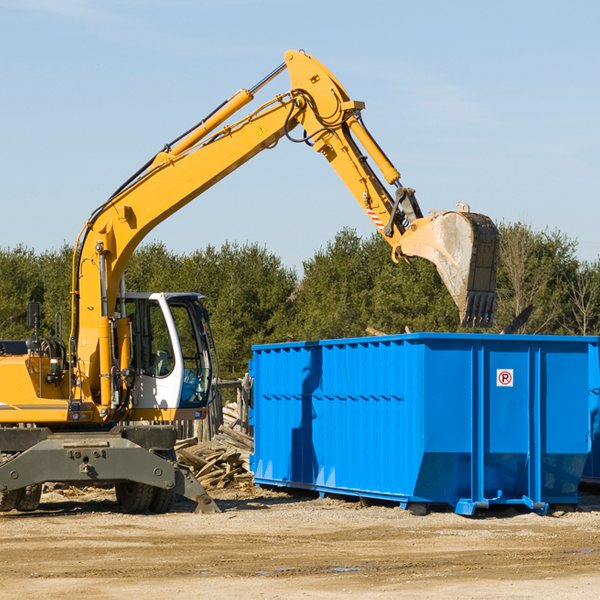 what happens if the residential dumpster is damaged or stolen during rental in Zuni VA